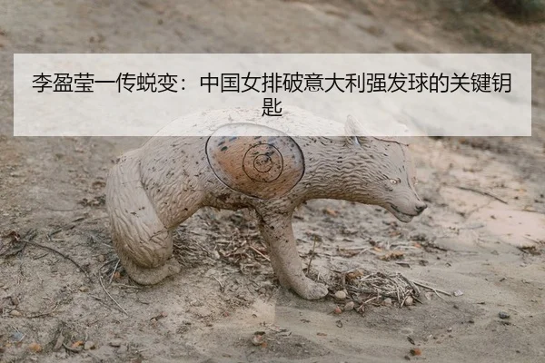 李盈莹一传蜕变：中国女排破意大利强发球的关键钥匙 | yaxin